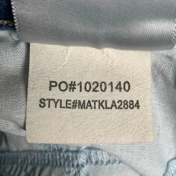 NYDJ Alina Legging crop jeans light wash with tie front - Picture 6 of 8